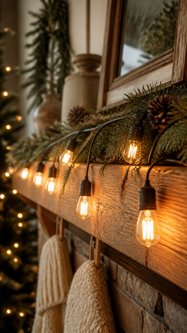 Add Warmth with Edison Bulb String Lights