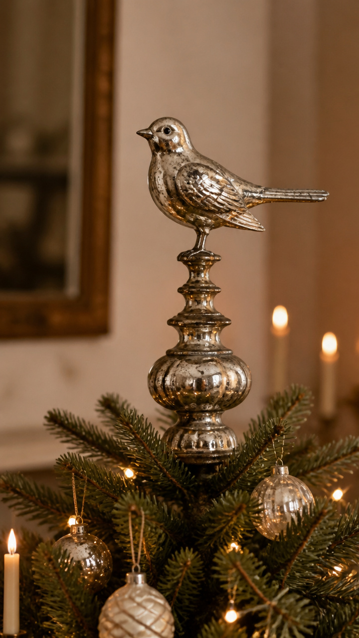 Antique Silver Tree Topper
