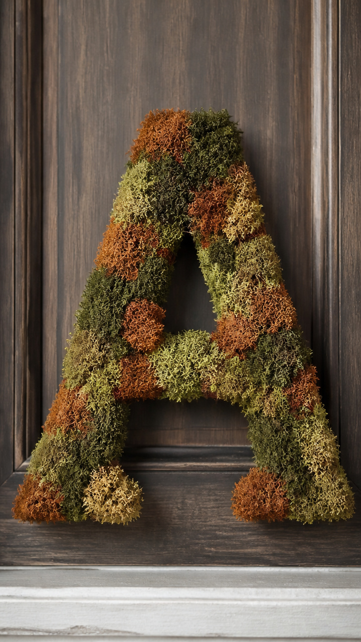 Autumn Moss Monogram