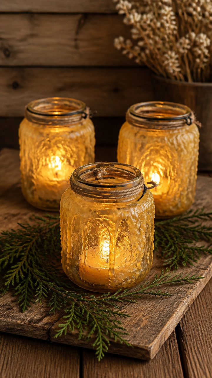 Beeswax-Dipped Wick Holders