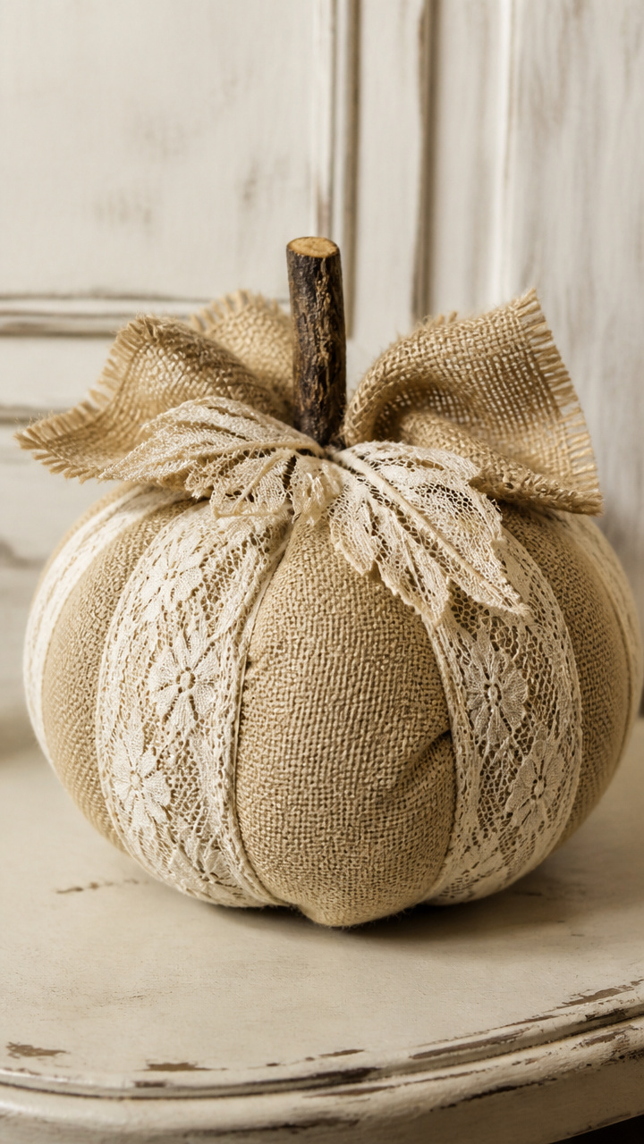 Burlap & Lace Accents
