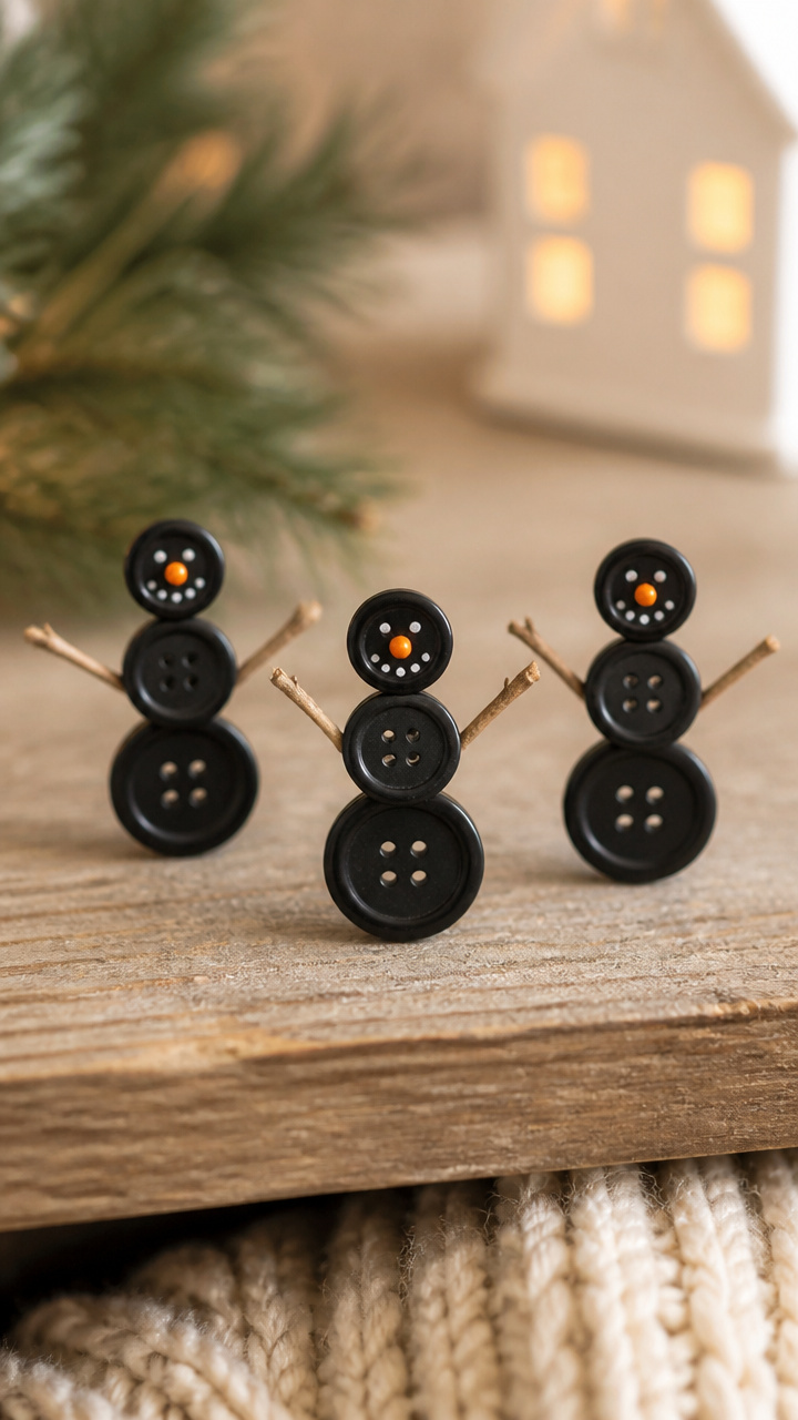 Button Snowmen