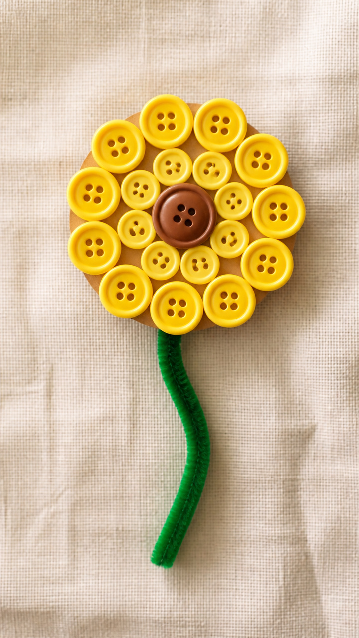 Button Sunflower