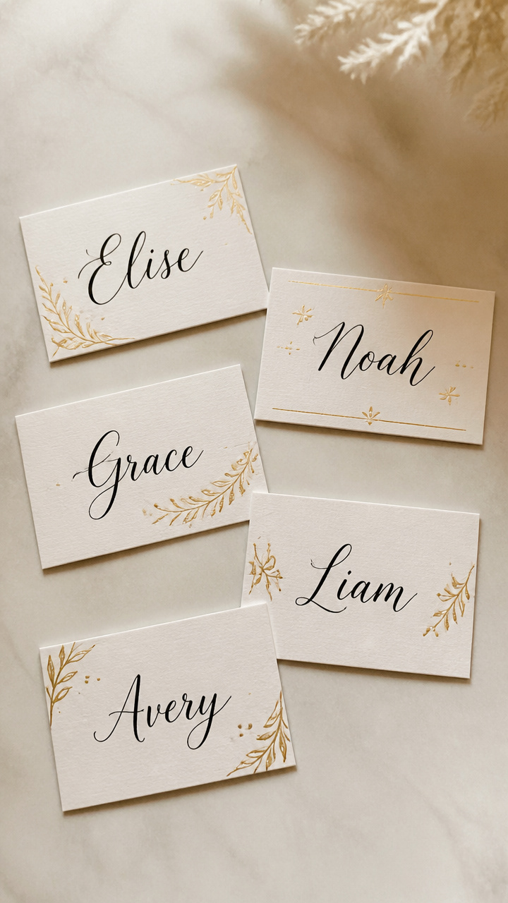 Calligraphy Gift Labels
