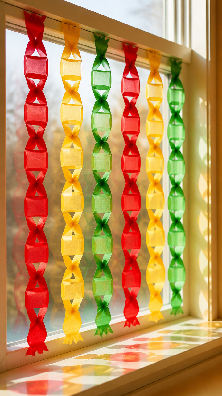 Candy Strip Window Chains