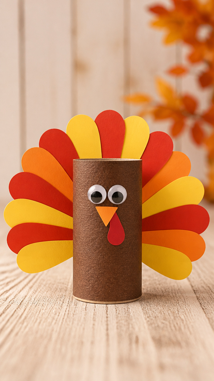 Cardboard Tube Turkeys