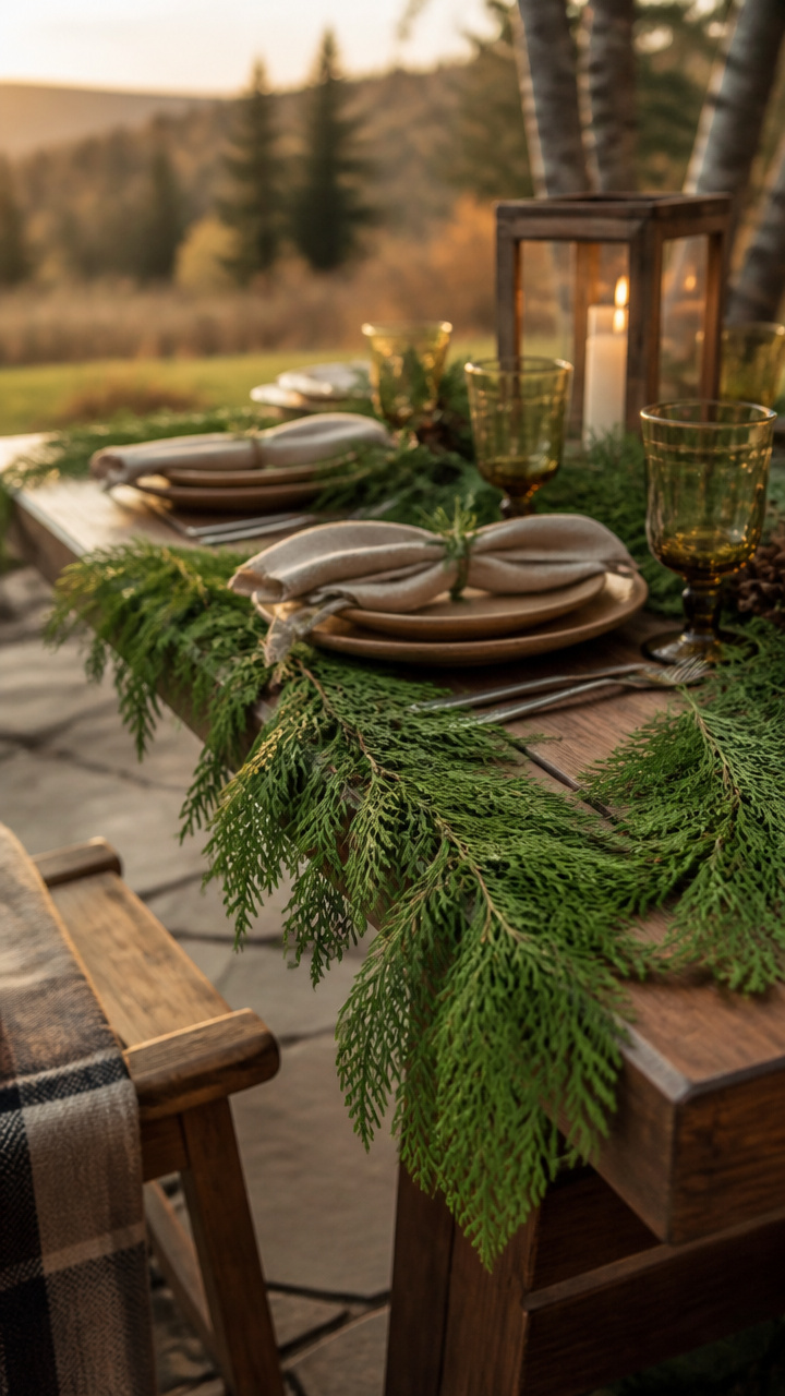 Cedar Branch Table Edging