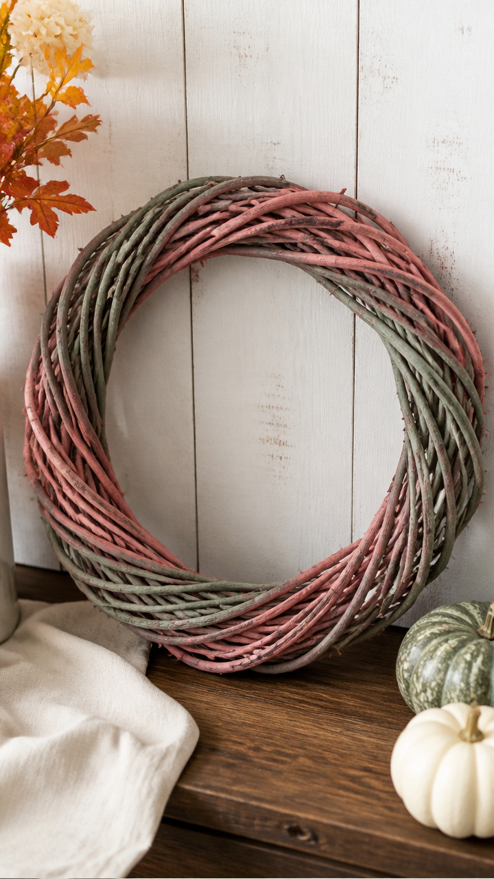 Chalk Paint Grapevine Wreath