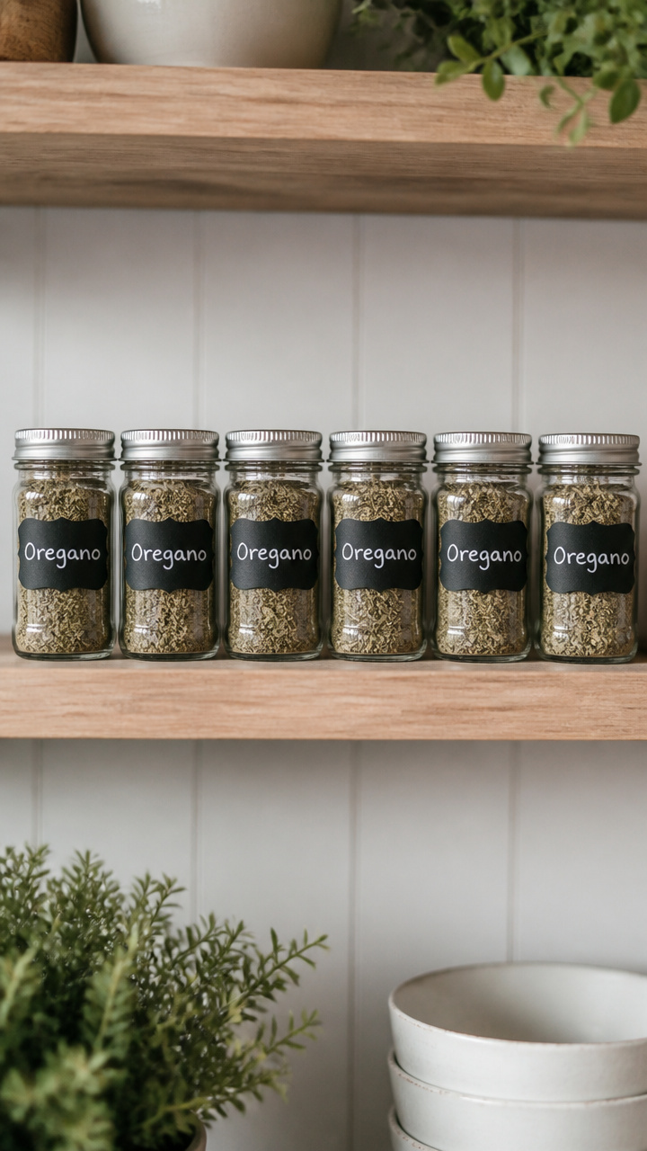 Chalkboard Spice Jars