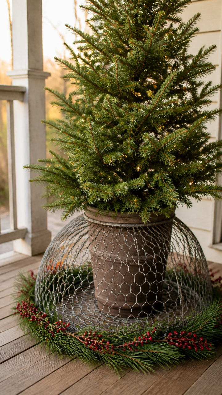 Chicken Wire Tree Skirt