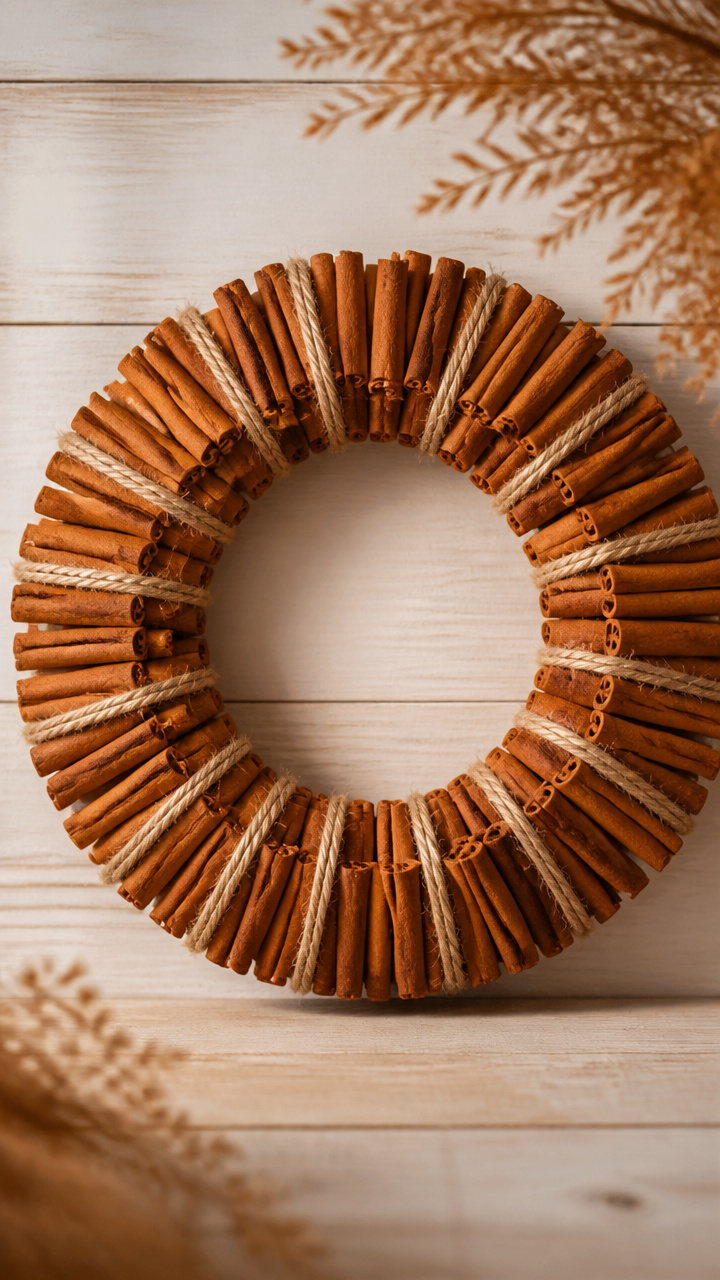 Cinnamon Stick Bundle Wreath