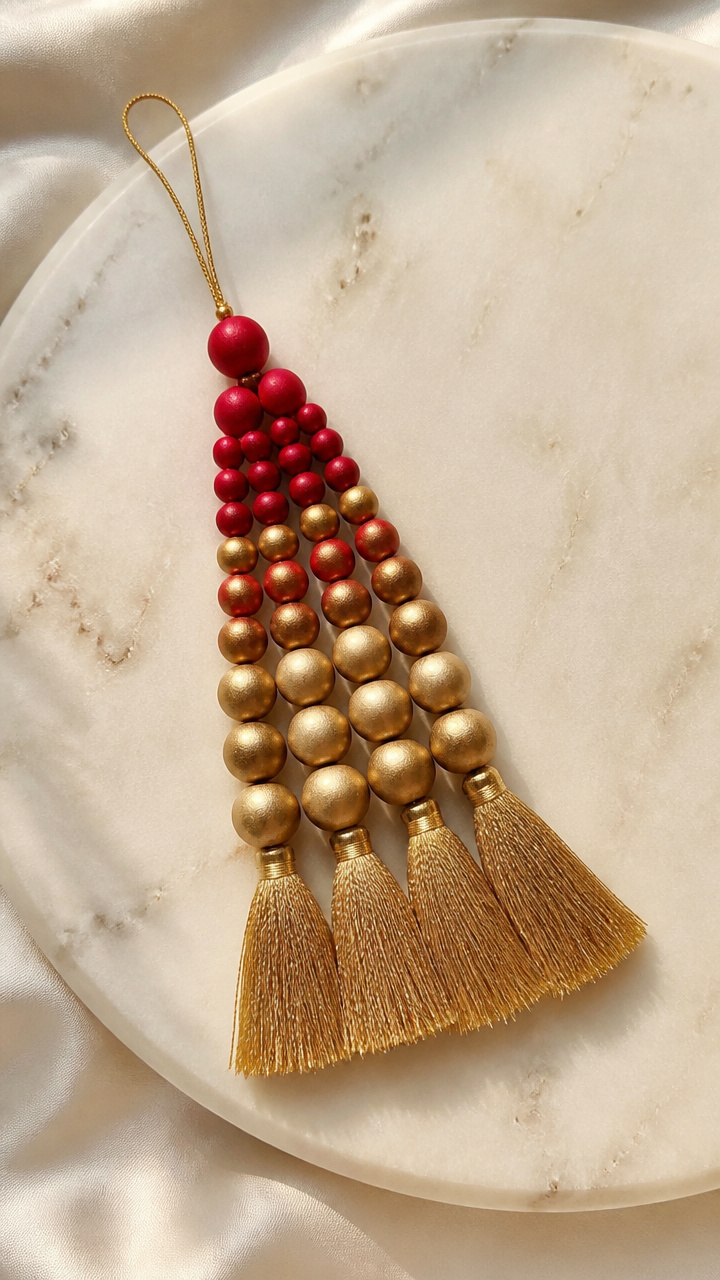 Clay Beaded Tassels