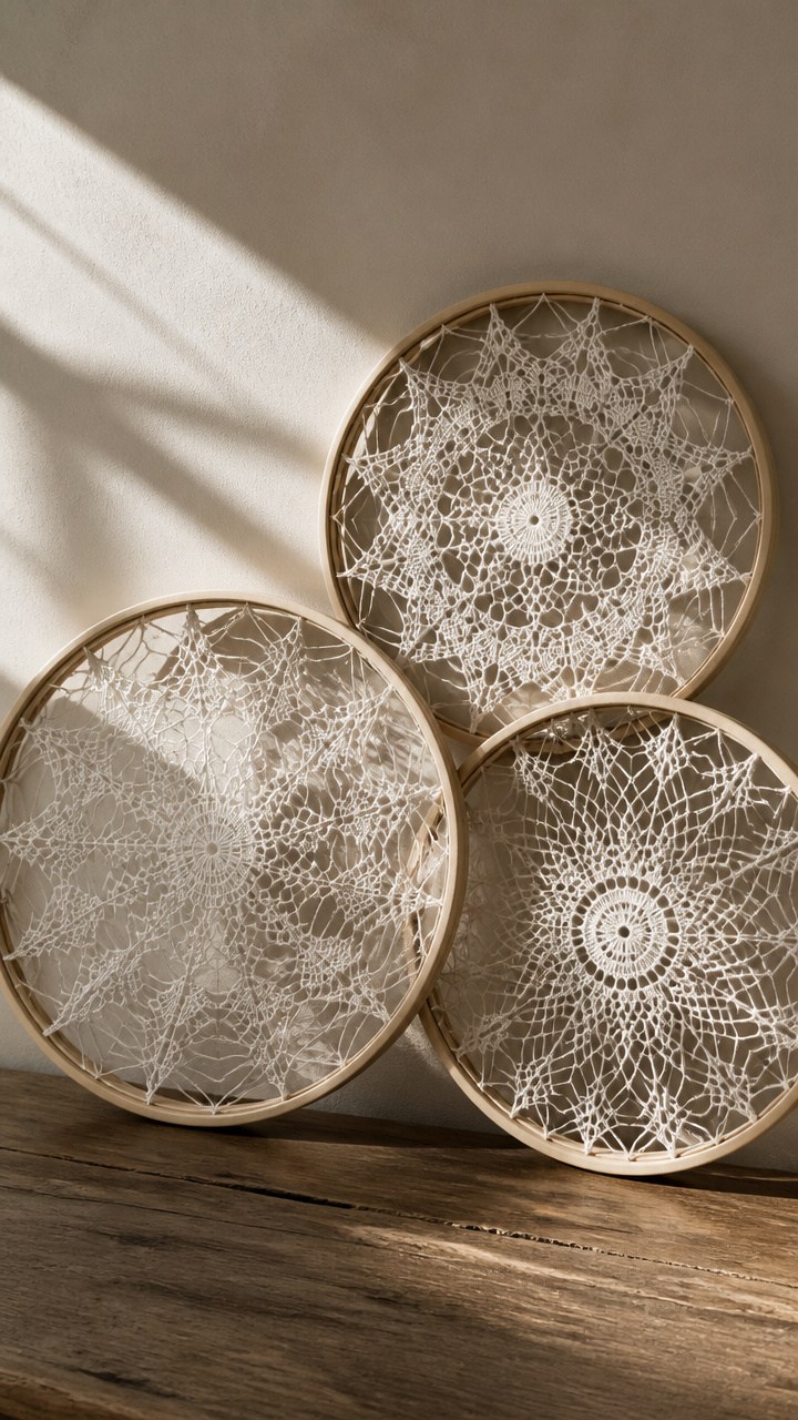 Cobweb Doily Frames