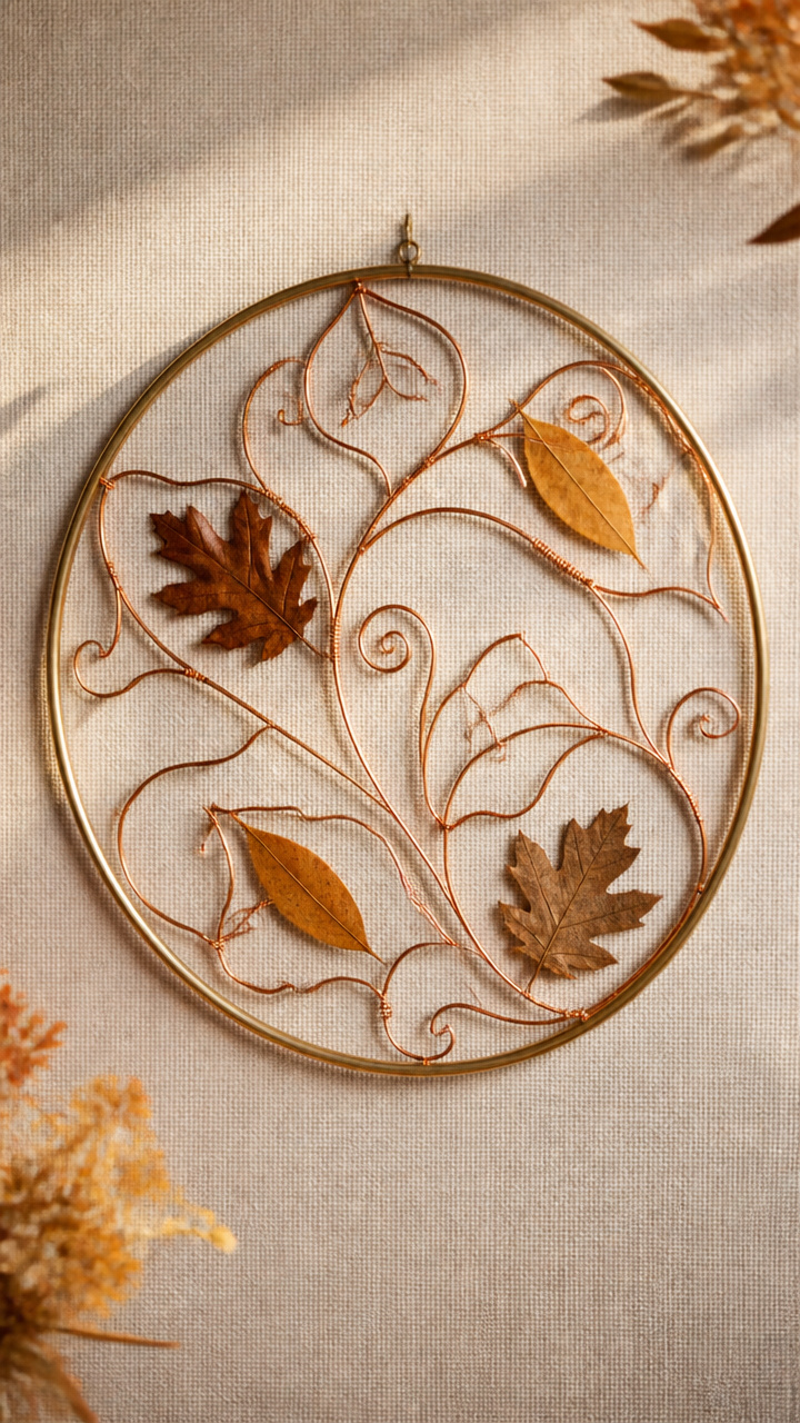 Copper Wire Leaf Catcher