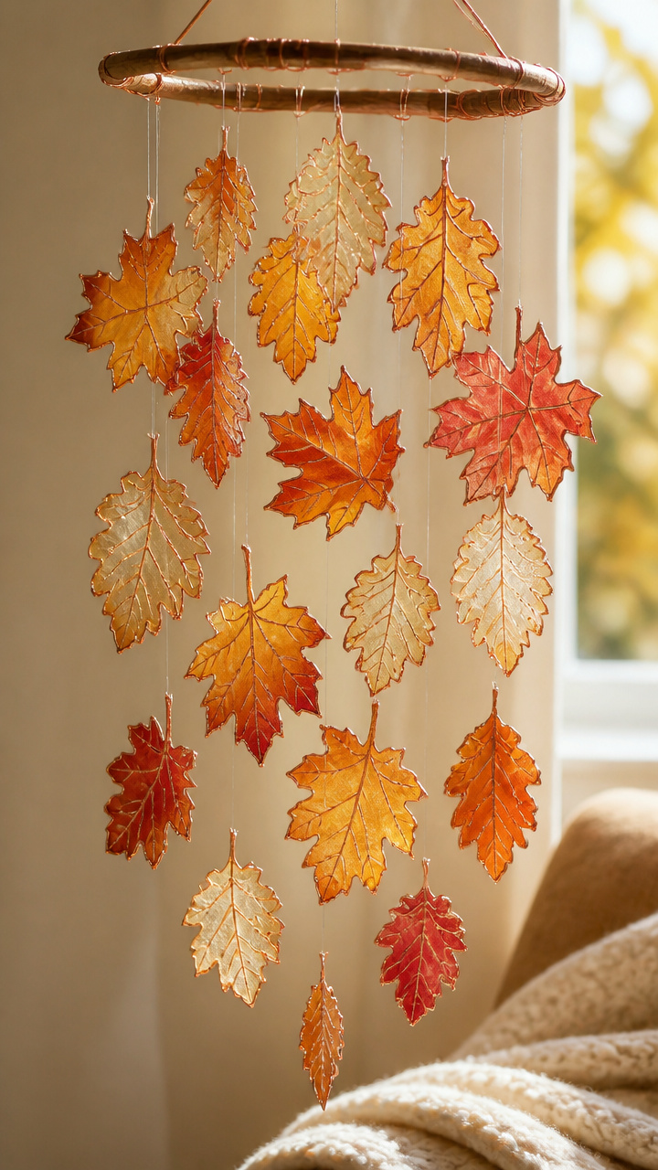 Copper Wire Leaf Veins