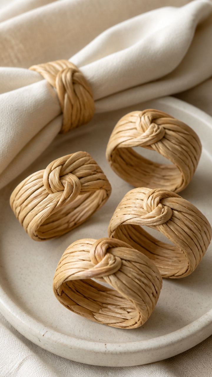Corn Husk Napkin Rings