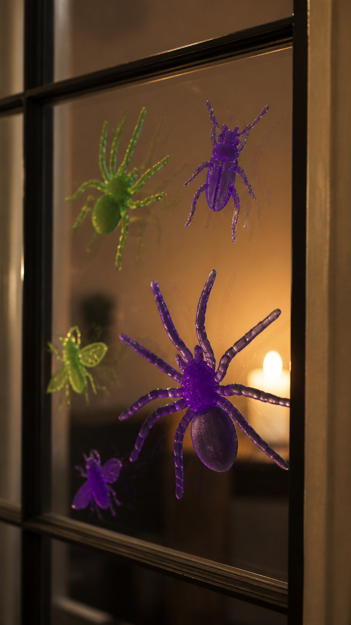 Creepy Crawly Window Clings You Can Make