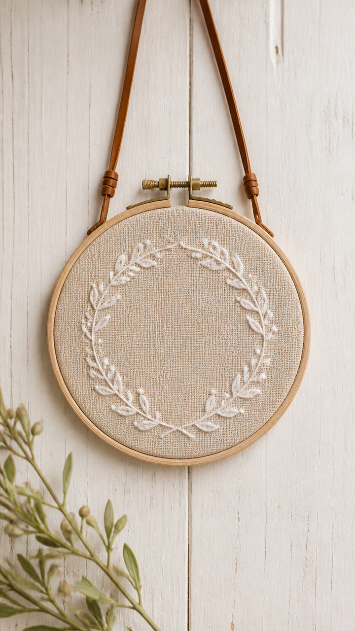 Cross-Stitch Quote Hanger