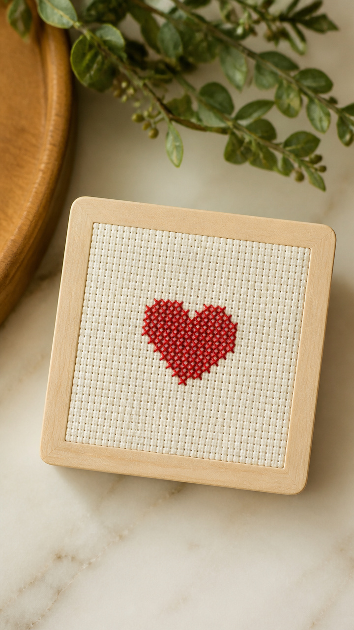 Cross-Stitch Wood Panel