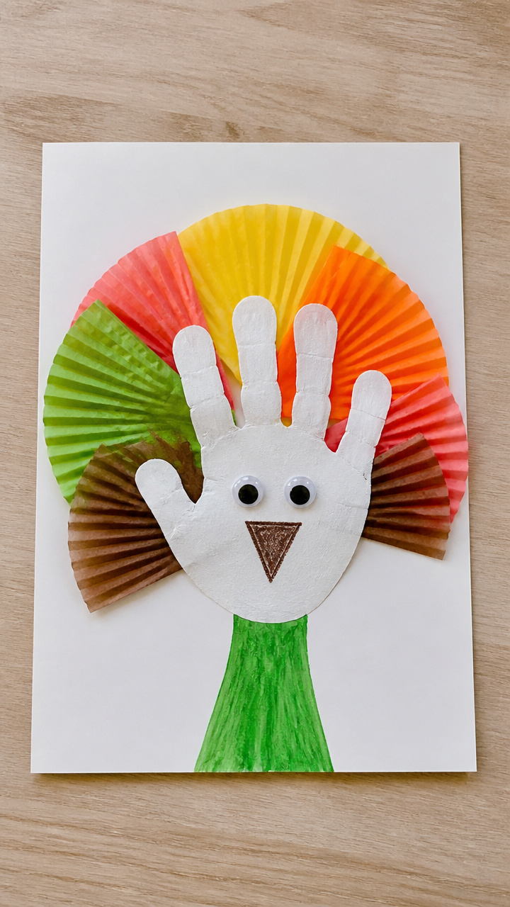 Cupcake Liner Turkey