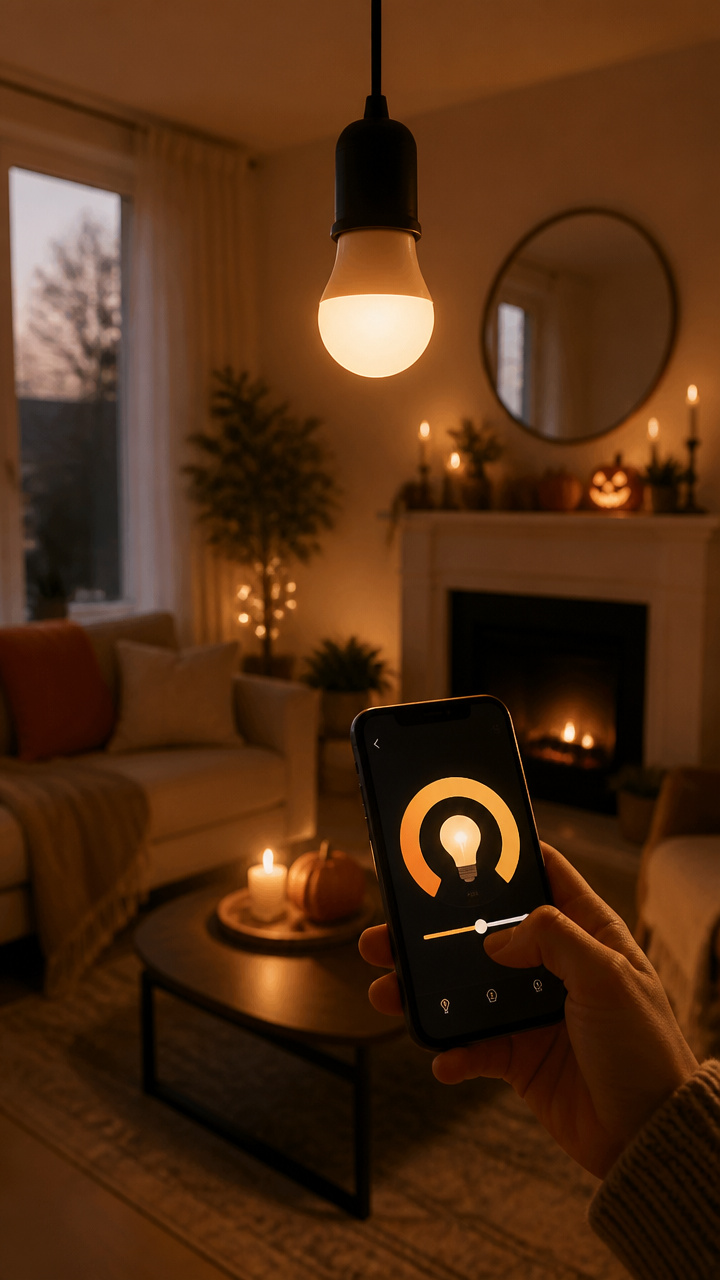 Dimmed Lighting with Smart Bulbs