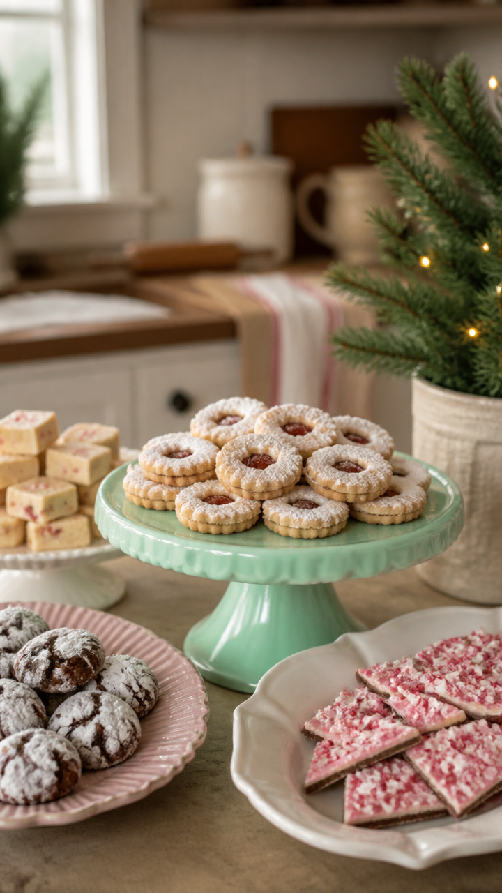 Display Holiday Baking in Pretty Dishes