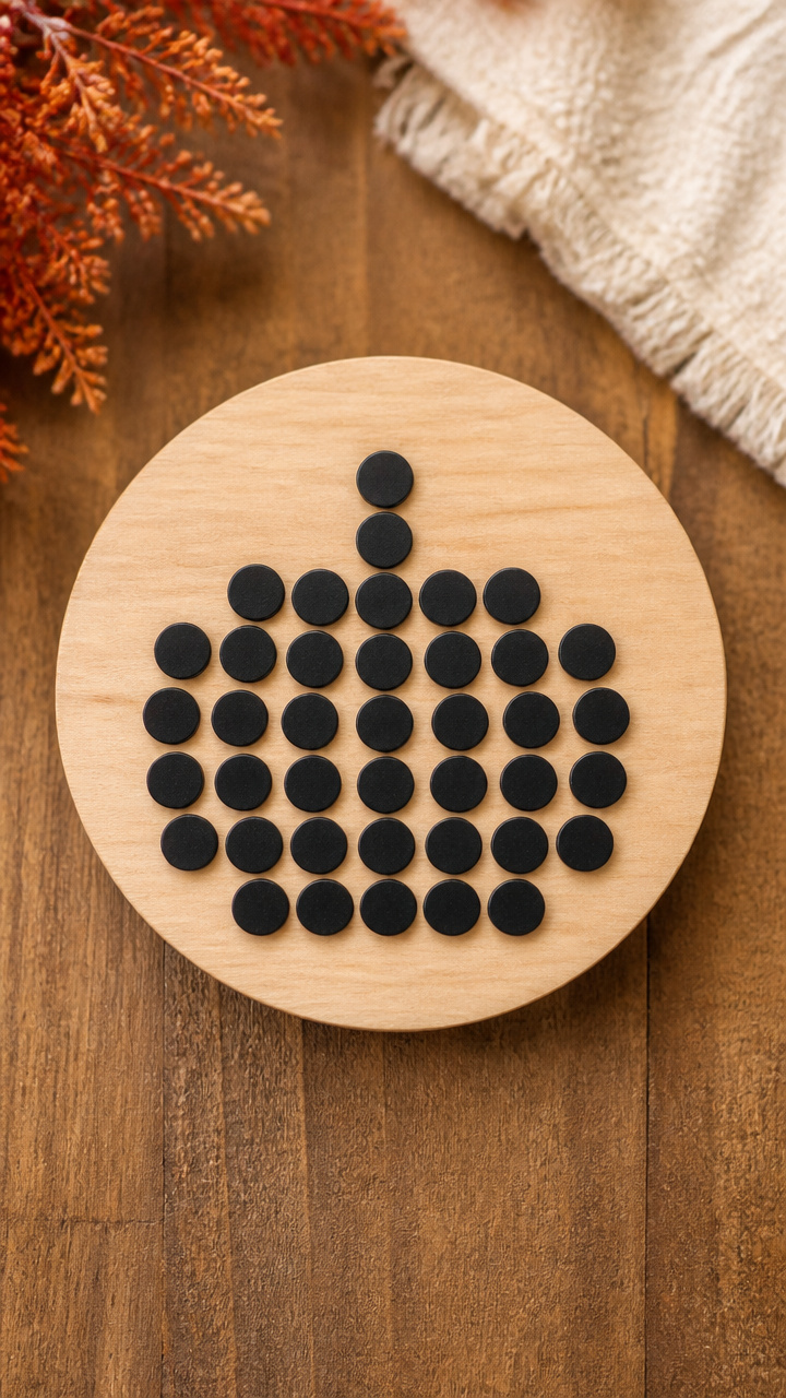 Ebony Dot Mosaic Pumpkin