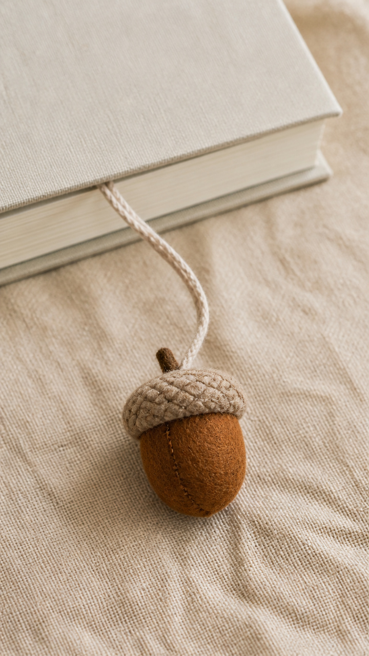 Felt Acorn Bookmarks