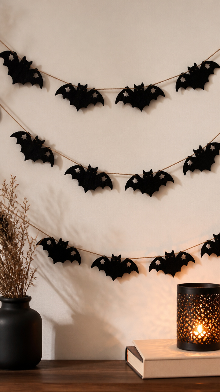Felt Bat Garlands