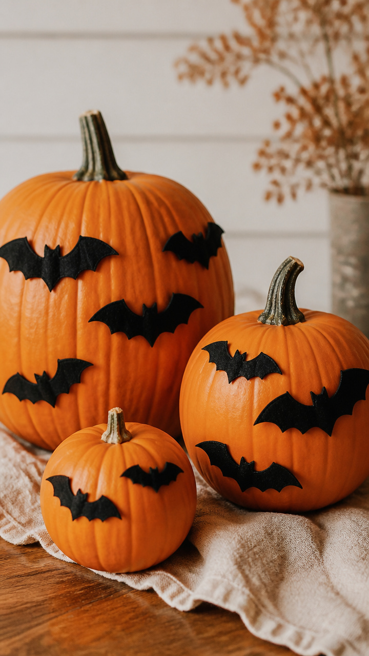 Felt Bat Silhouettes