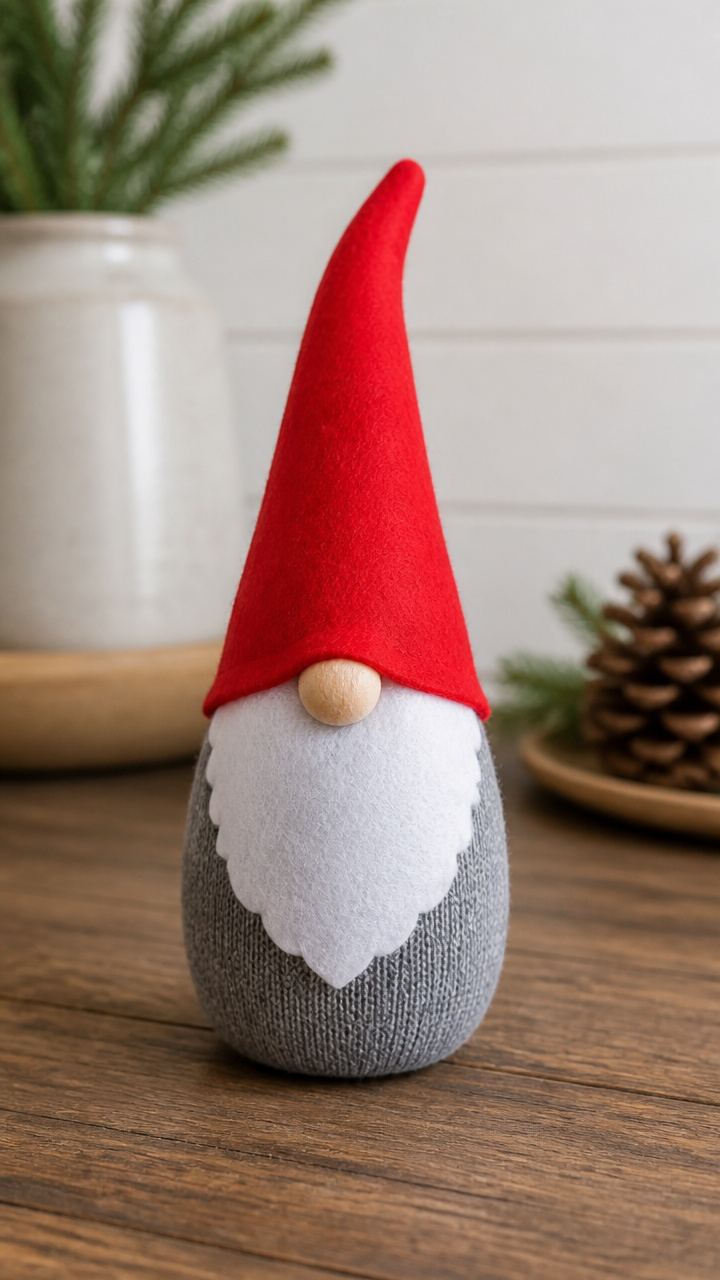 Felt Hat Sock Gnome