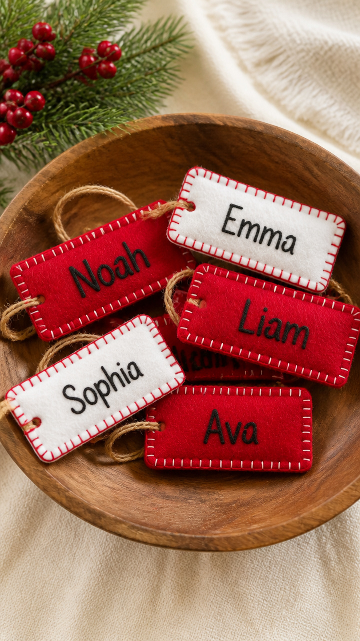 Felt Stocking Tags