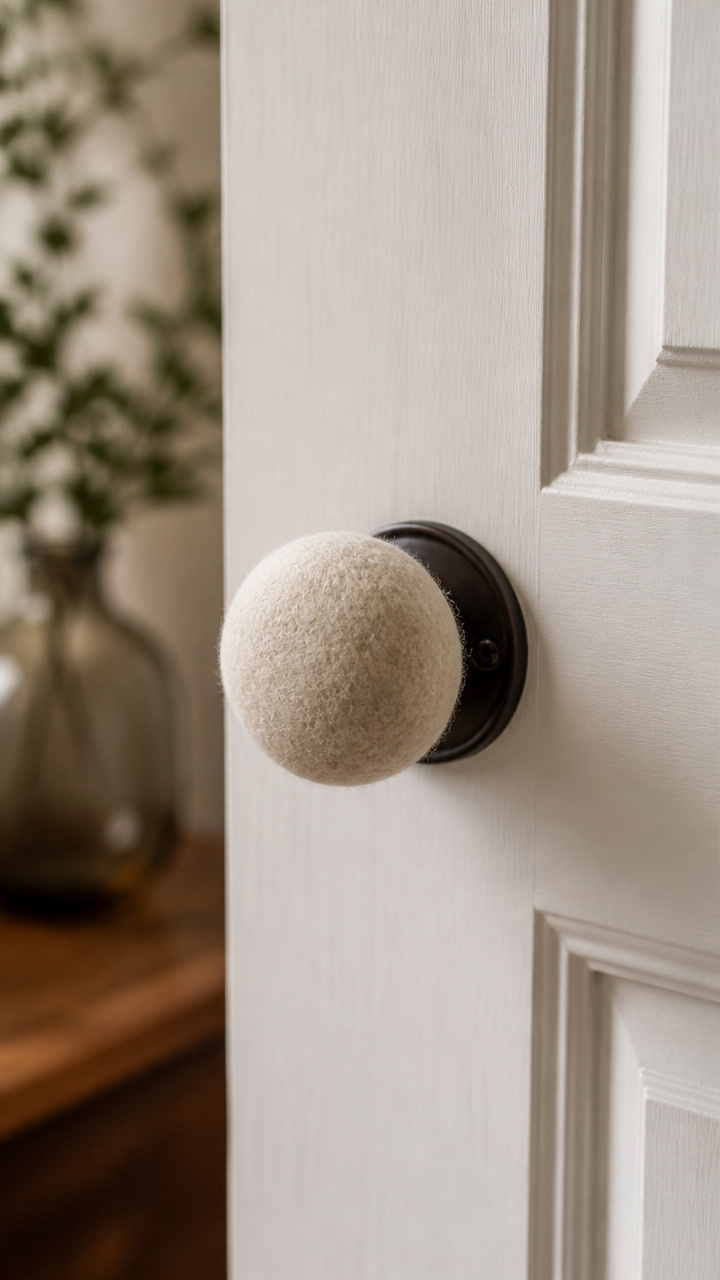 Felted Wool Doorknob Cover