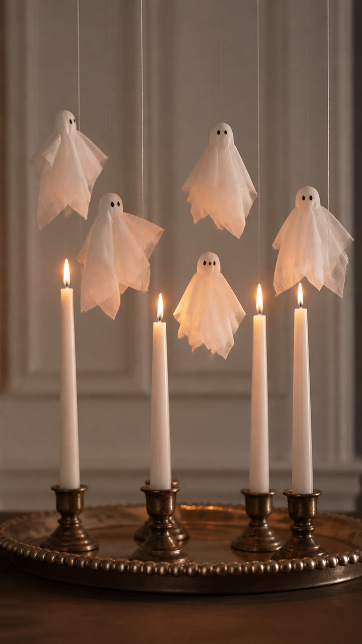 Floating Ghost Candles