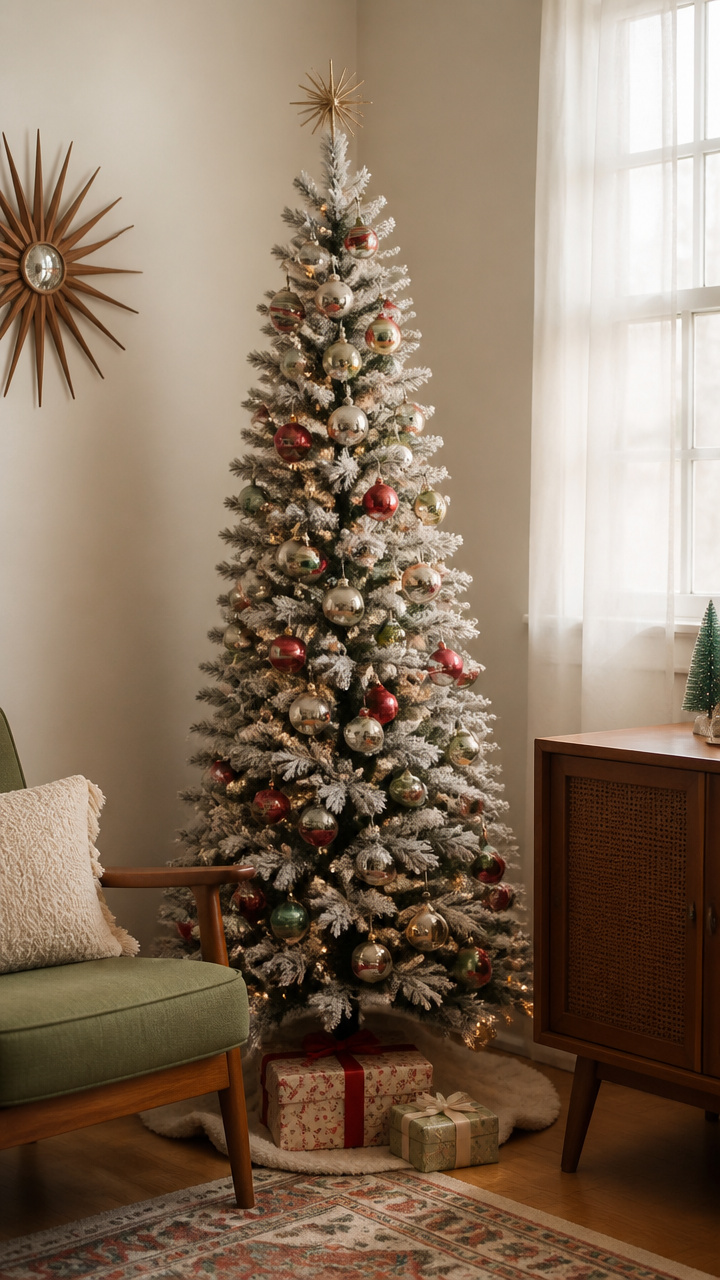 Flocked Artificial Trees in Corners