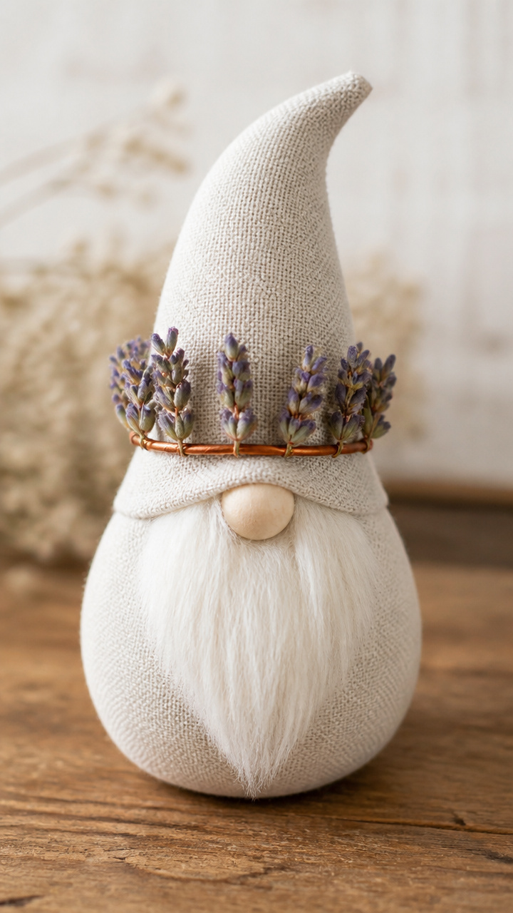 Floral Crown Sock Gnome