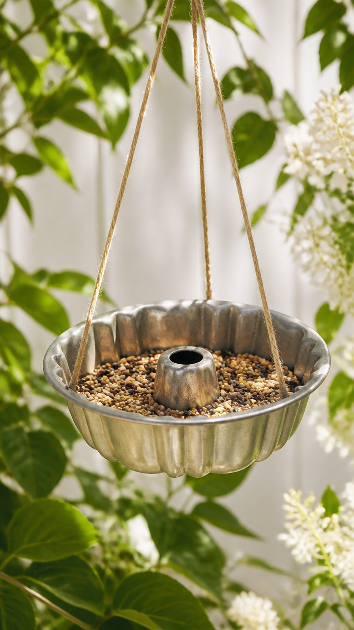 Fluted Bundt Pan Feeder