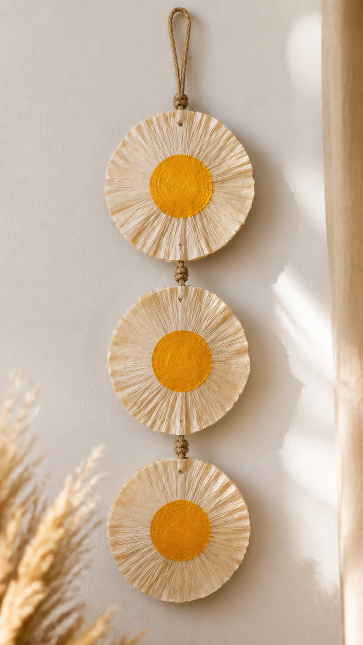 Fried Egg Husk Decor