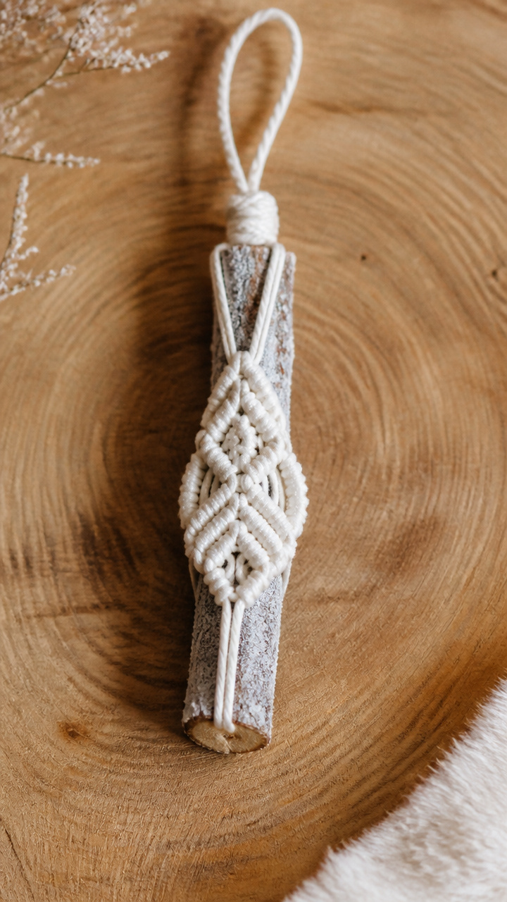 Frosted Twig Pendant
