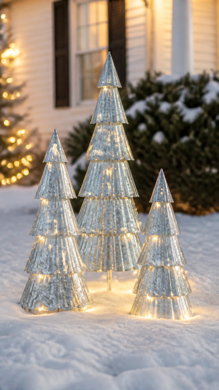 Galvanized Metal Trees