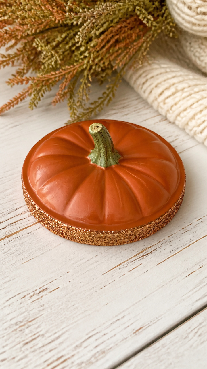 Glitter Rim Pumpkins