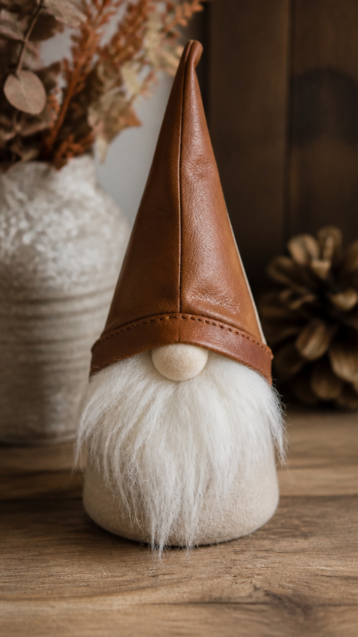 Gnome with Leather Hat