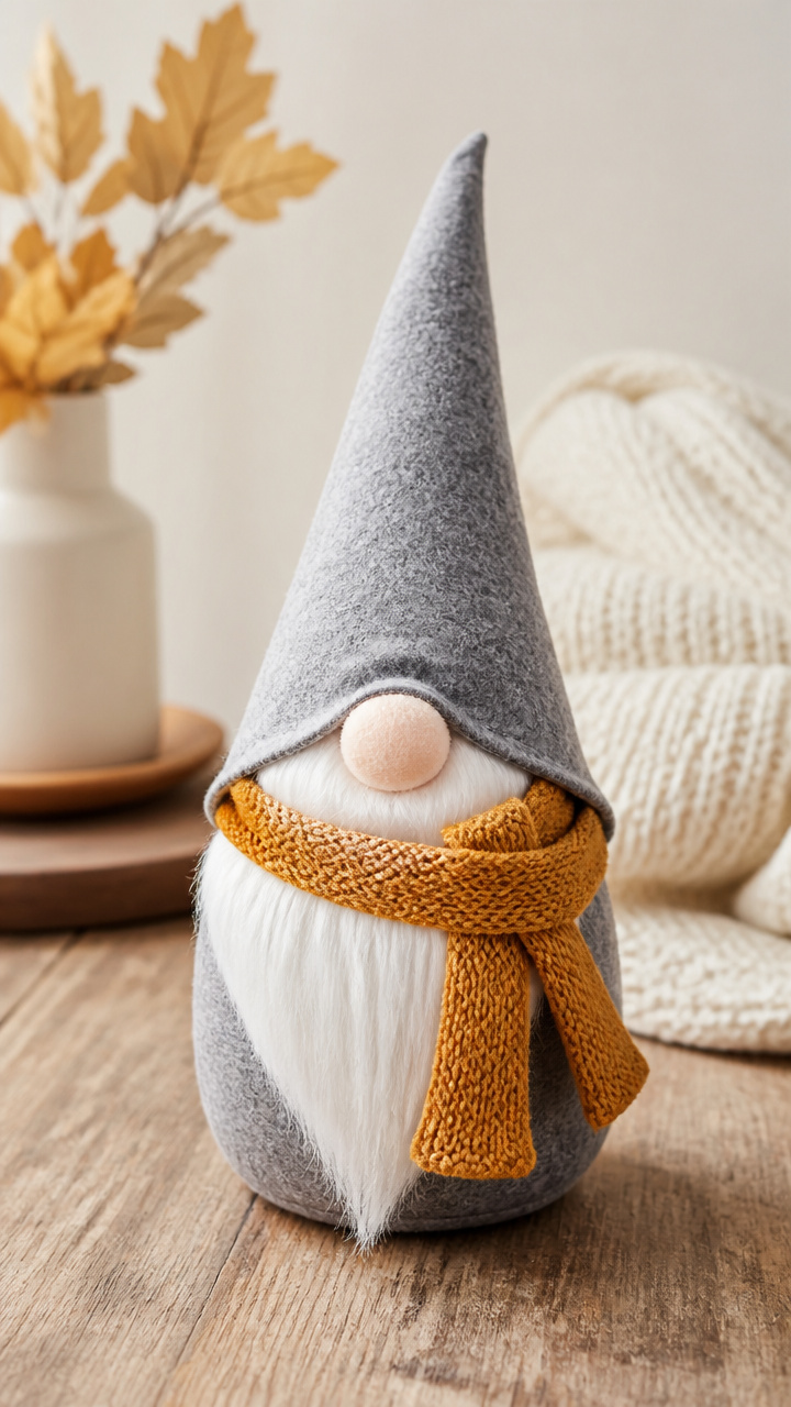 Gnome with Mini Scarf