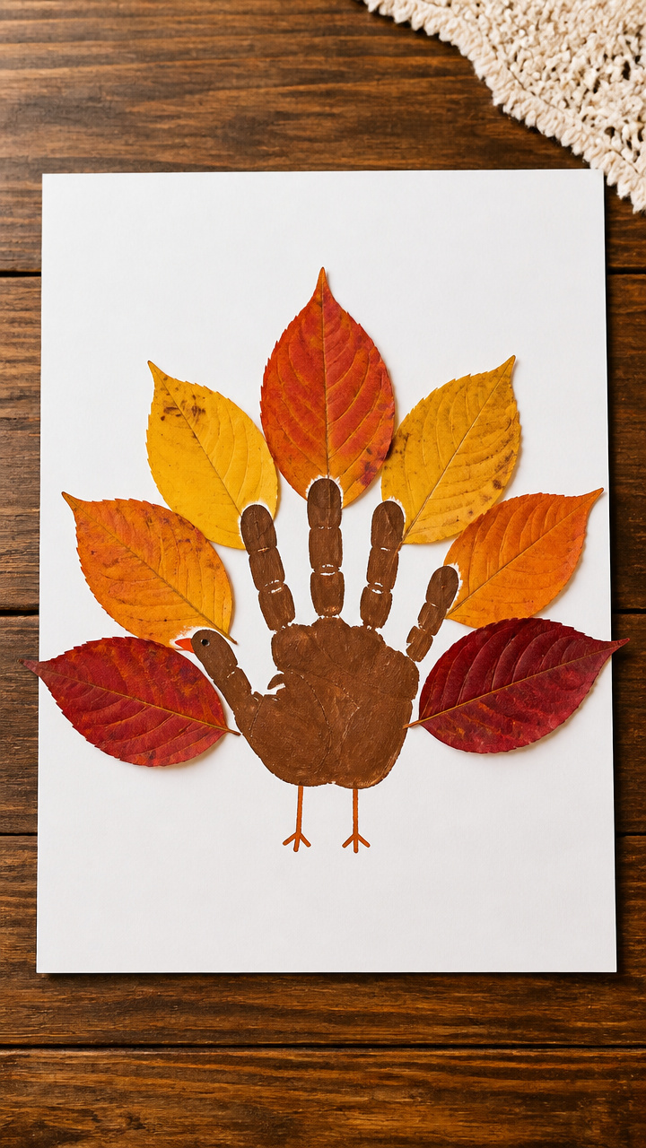 Handprint Leaf Turkey