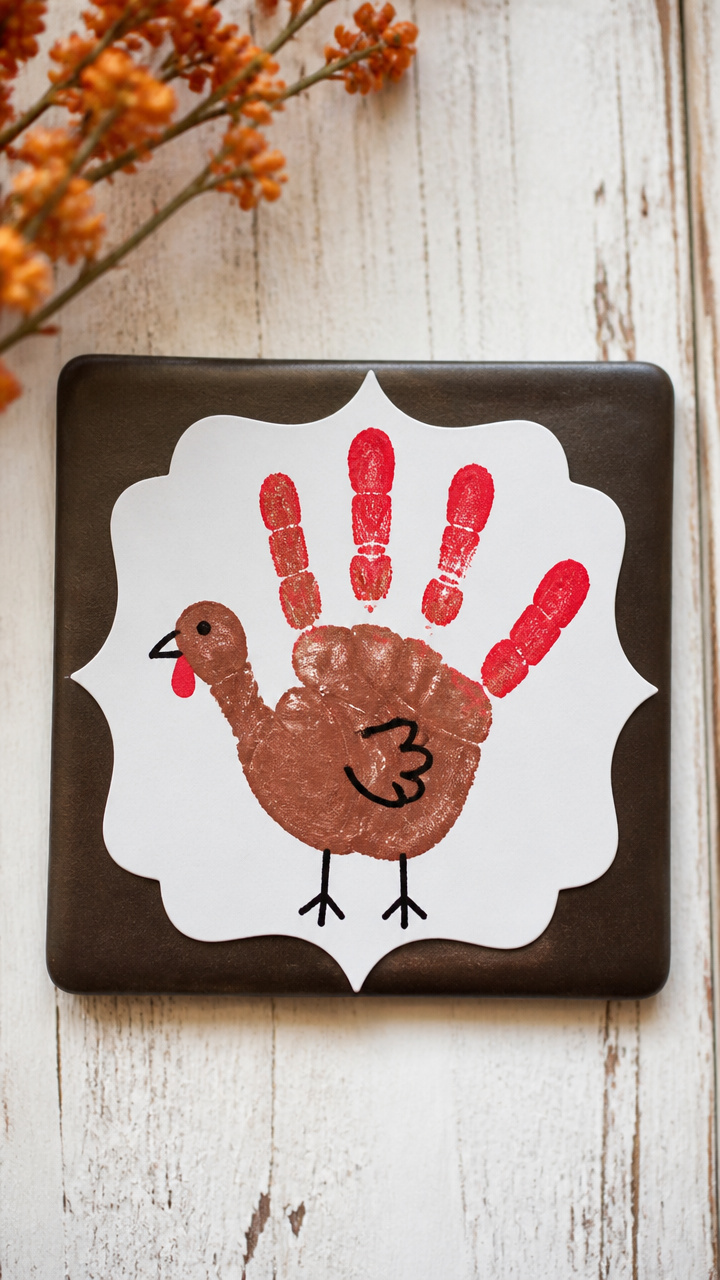Handprint Magnet Turkey