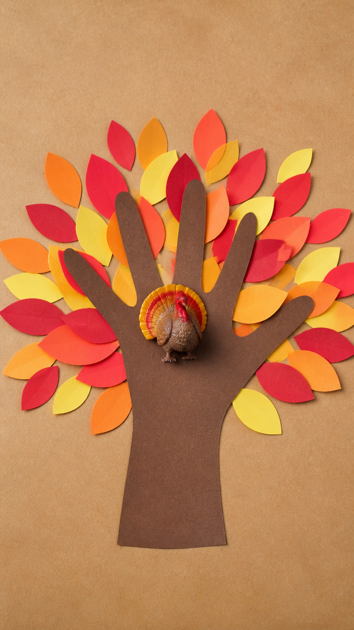 Handprint Tree Turkey