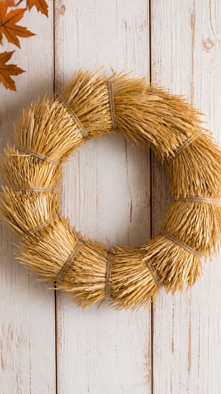 Haystack Straw Wreath
