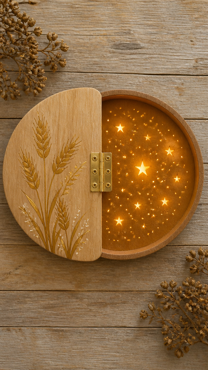 Hinged Harvest Moon Sign