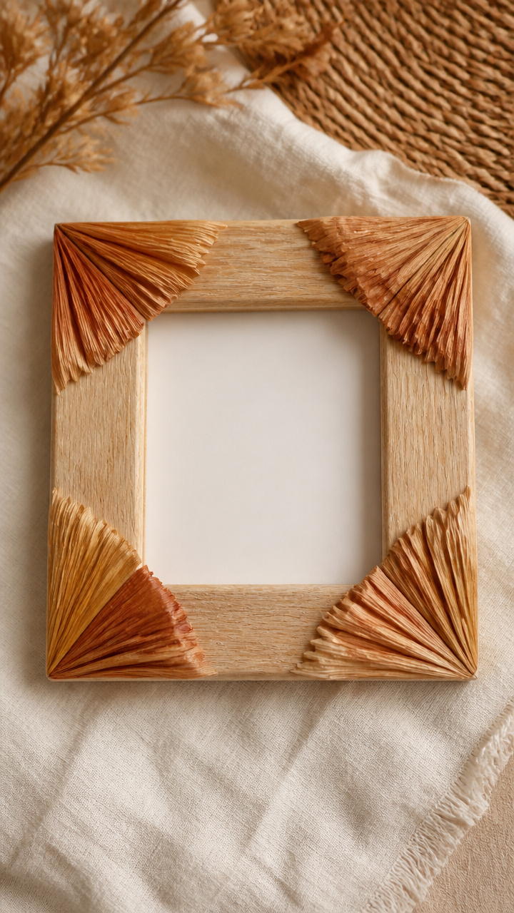 Husk Picture Frame Accent
