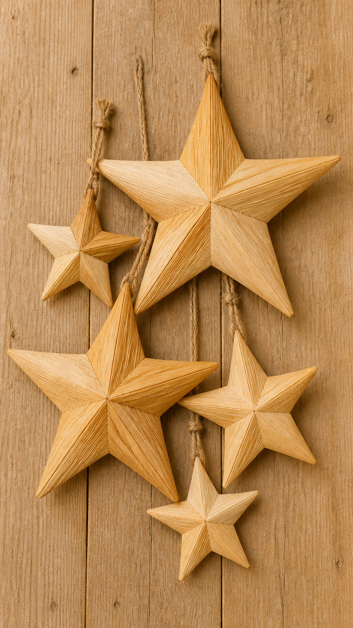 Husk Star Wall Decor